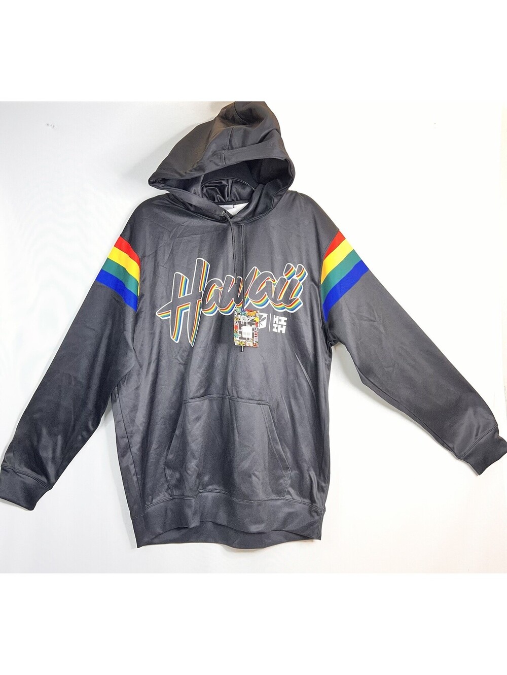 Hi Finest University Hawaii Rainbow Warriors Pullover Hoodie Jacket NWT Men’s L